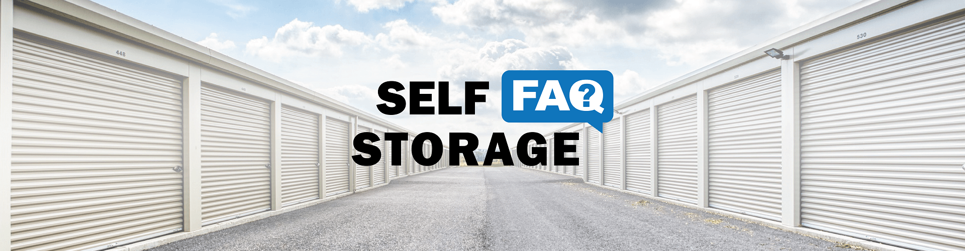 Self Storage FAQ graphic